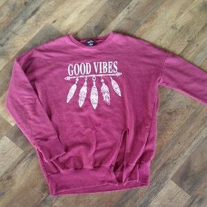 Rue21 Burgundy Sweatshirt